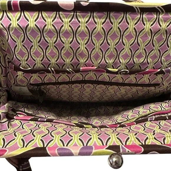 Vera Bradley Floral Bag With Clasp - Picture 13 of 16